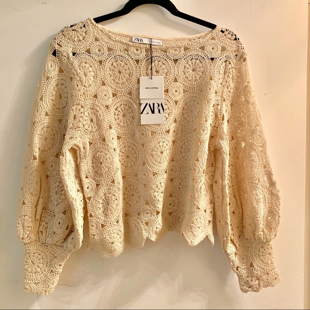 Zara Crochet Top